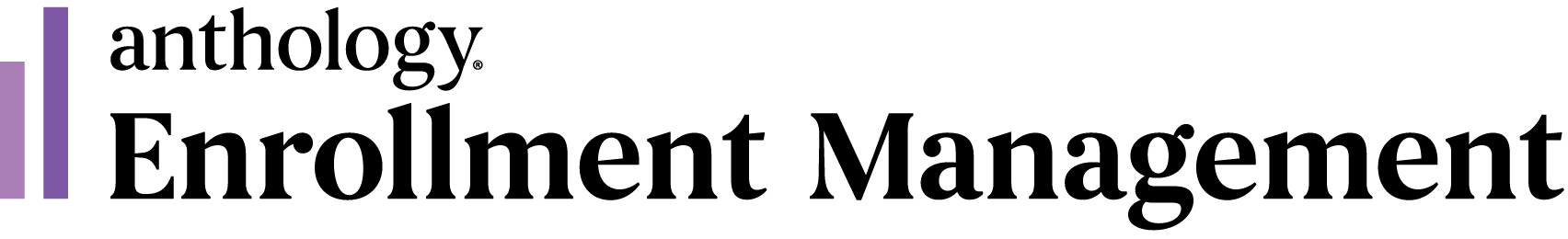 Anthology Enrollment Management logo with trademark
