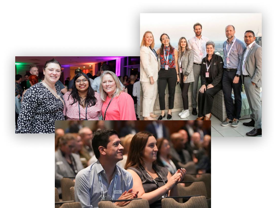 Collage of photos featuring Anthology employees