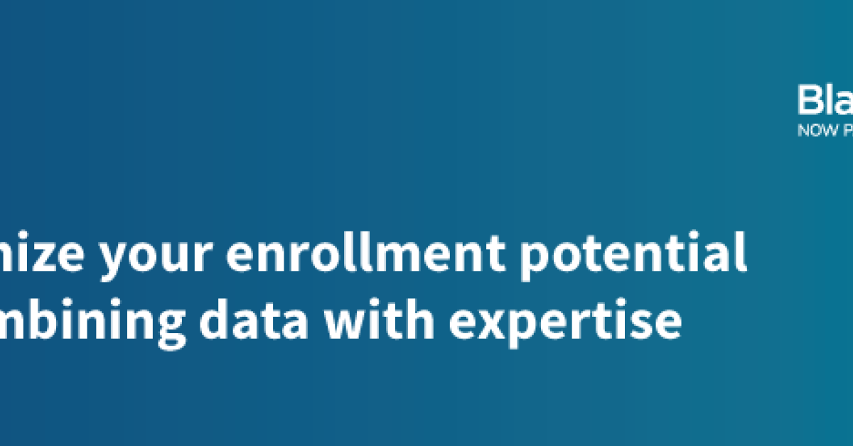Maximize your enrollment potential by combining data with expertise