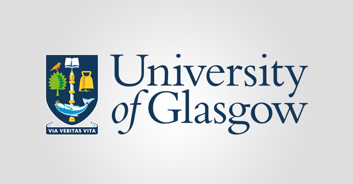 University of Glasgow logo on a gray background