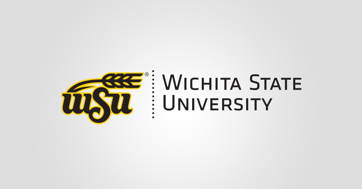 Wichita State University logo over a gradient background