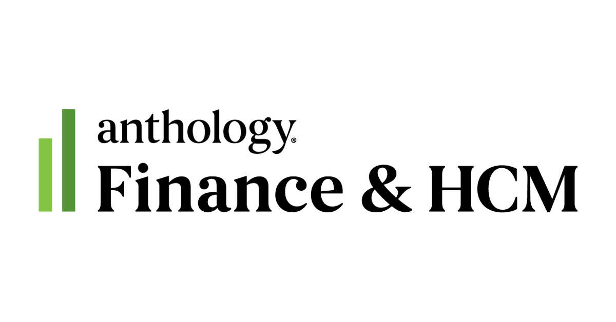 Anthology Finance & HCM logo with trademark