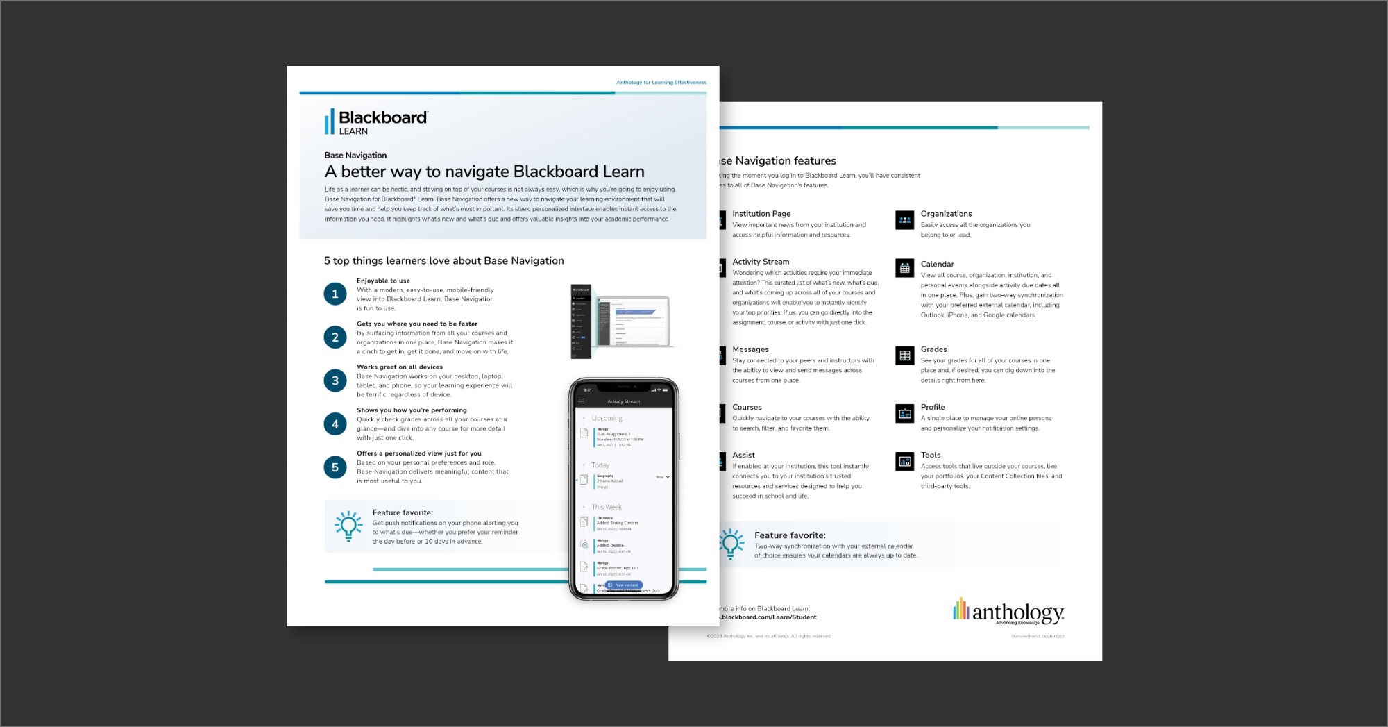 base navigation for learners datasheet image