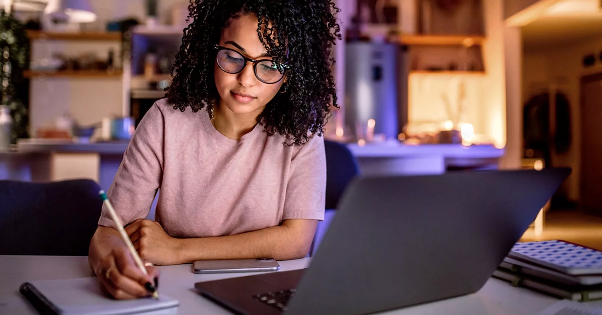 Woman working